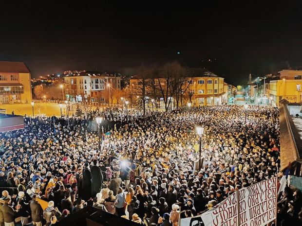 Пљеваљски одбор за одбрану светиња: Голубовић износи НЕИСТИНЕ НА РАЧУН ВЕРНИКА СПЦ (ФОТО)